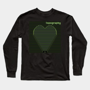 Topography Heart Long Sleeve T-Shirt